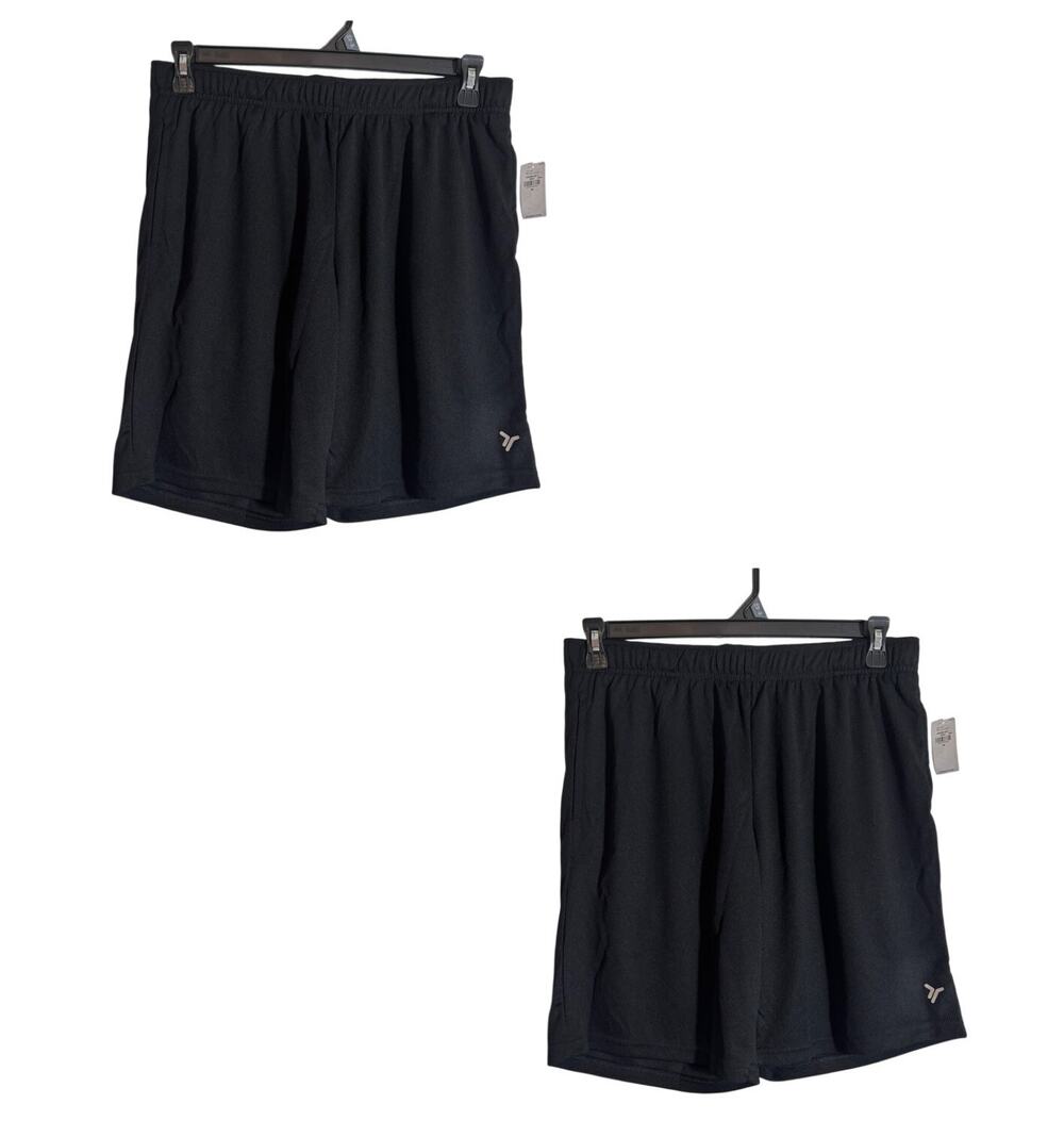 Old Navy Active NWT Lot of 2 Mens Size M Go-Dry Black Basketball Athletic Shorts